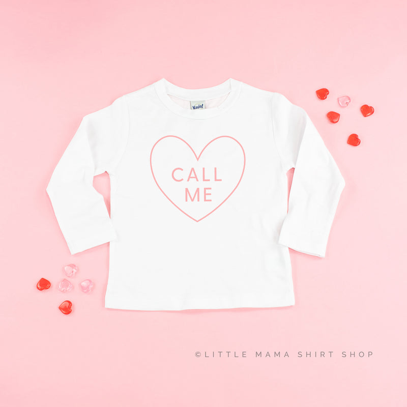 Call Me (Heart Around) - Child LONG SLEEVE Tee