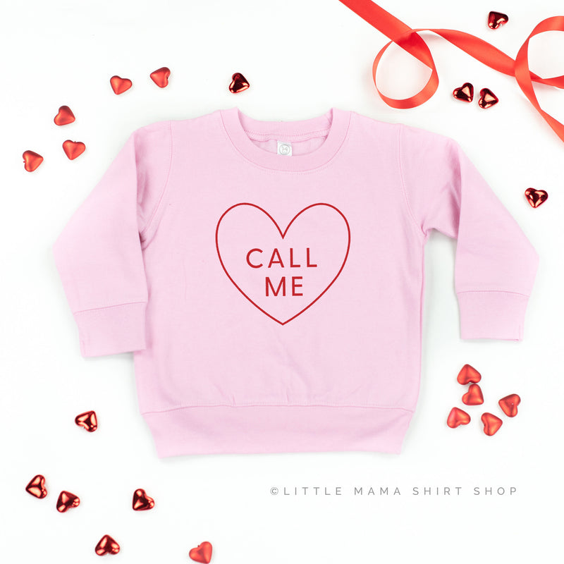 Call Me (Heart Around) - Child Sweater