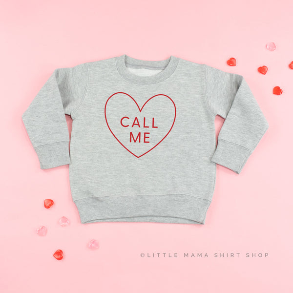 Call Me (Heart Around) - Child Sweater