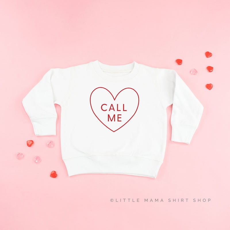 Call Me (Heart Around) - Child Sweater