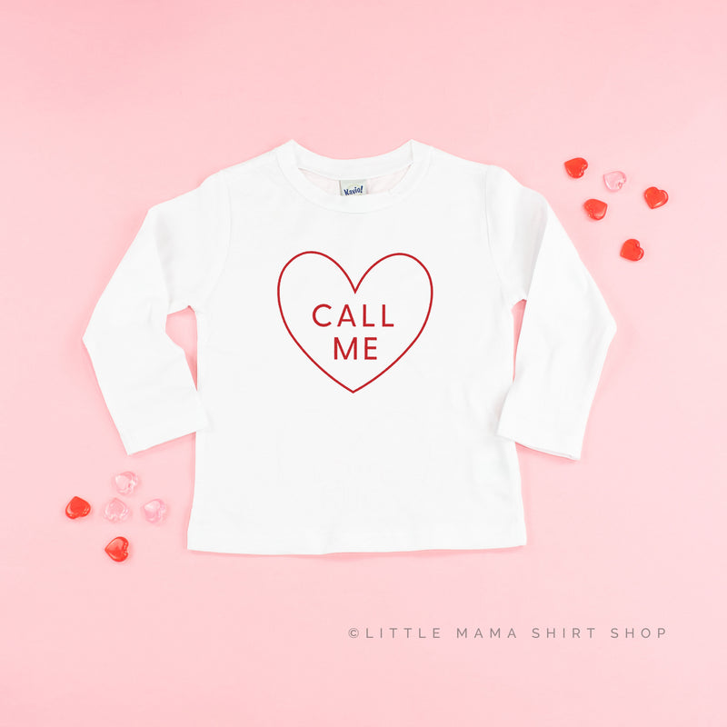 Call Me (Heart Around) - Child LONG SLEEVE Tee