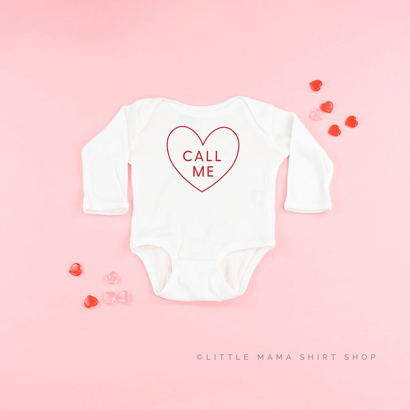 Call Me (Heart Around) - Child LONG SLEEVE Tee