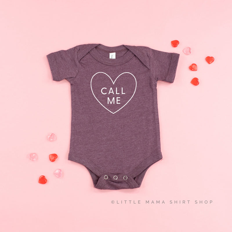 CALL ME ♡ (Heart Around) - Short Sleeve Child Tee