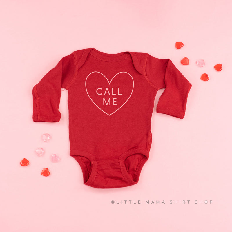 Call Me (Heart Around) - Child LONG SLEEVE Tee