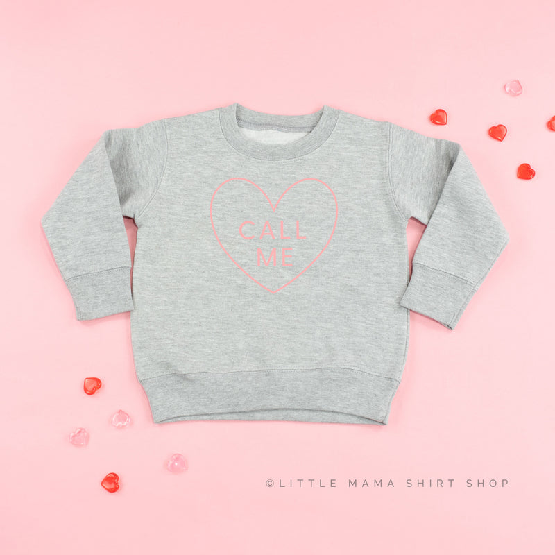 Call Me (Heart Around) - Child Sweater