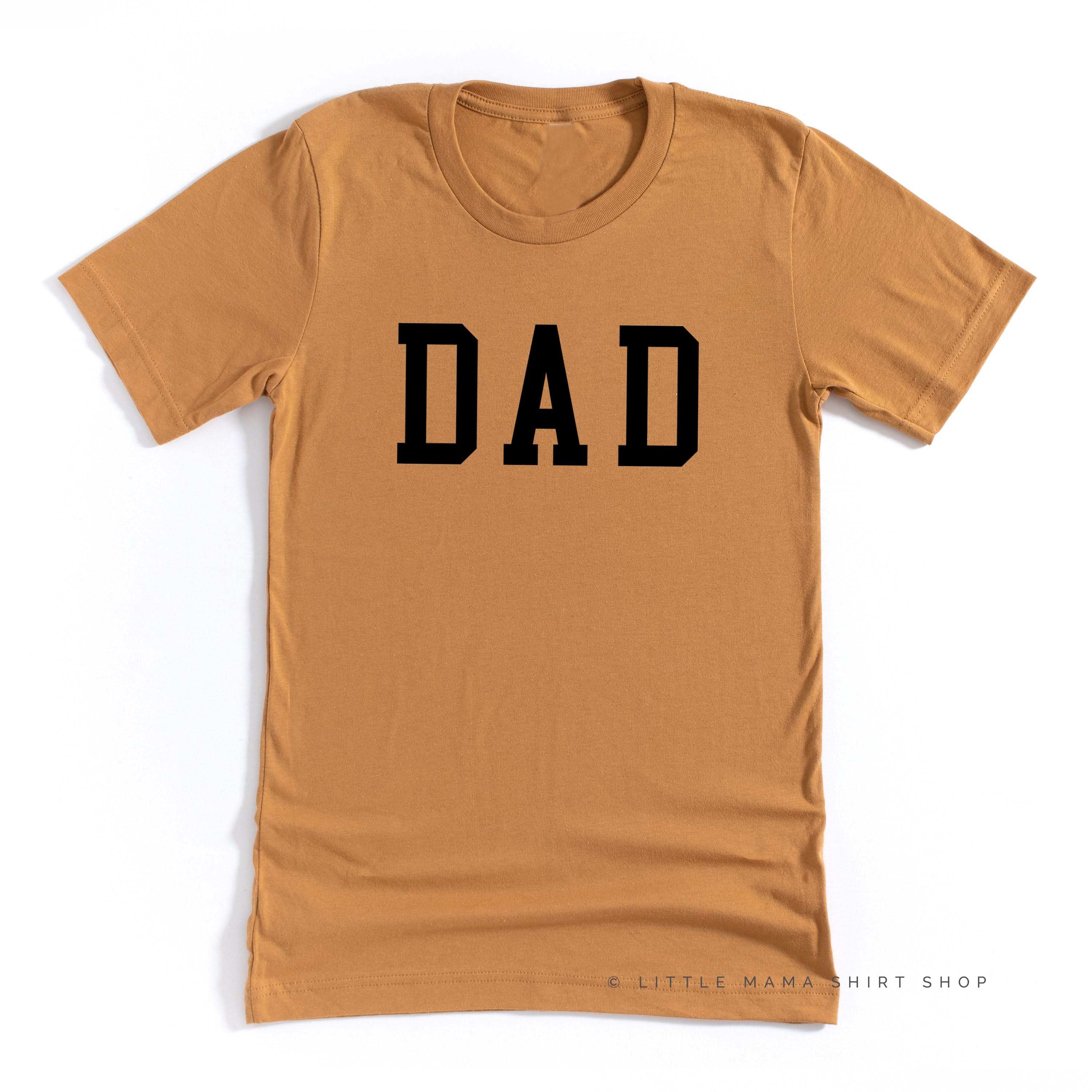 Dad - Varsity Straight Line - Unisex Tee Little Mama Shirt Shop