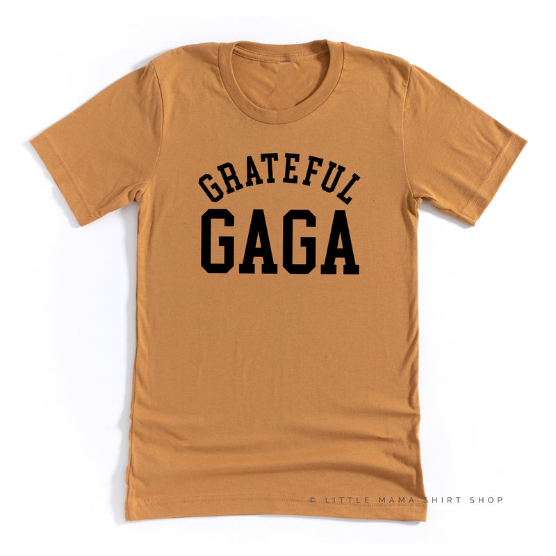 Grateful Gaga - (Varsity) - Unisex Tee