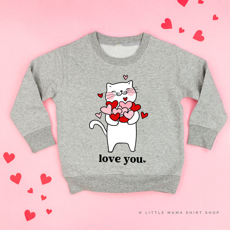 Love You (Kitten) - Child Sweater