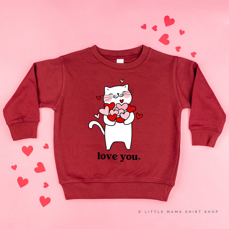 Love You (Kitten) - Child Sweater