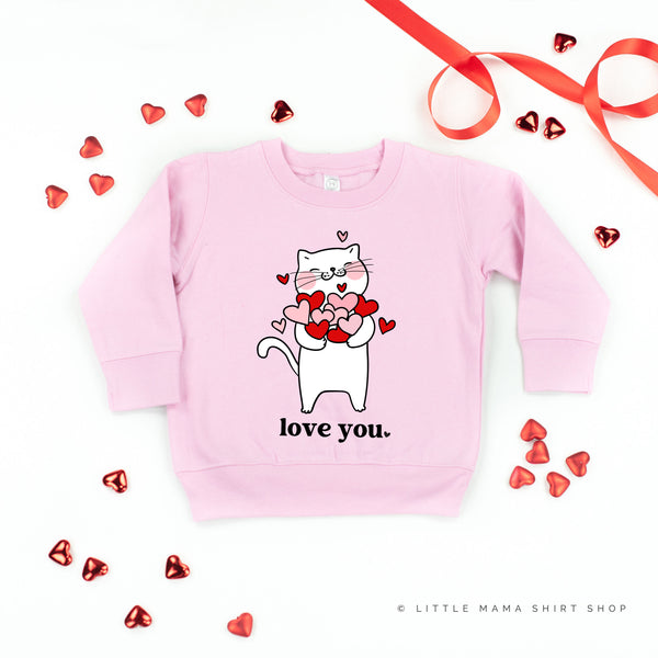 Love You (Kitten) - Child Sweater