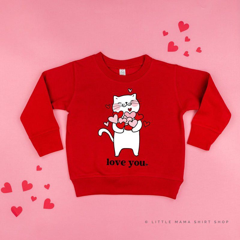 Love You (Kitten) - Child Sweater