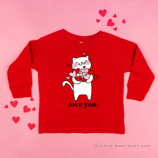 Love You (Kitten) - Child LONG SLEEVE Tee