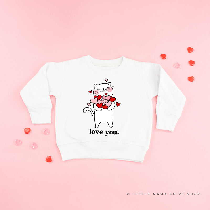 Love You (Kitten) - Child Sweater