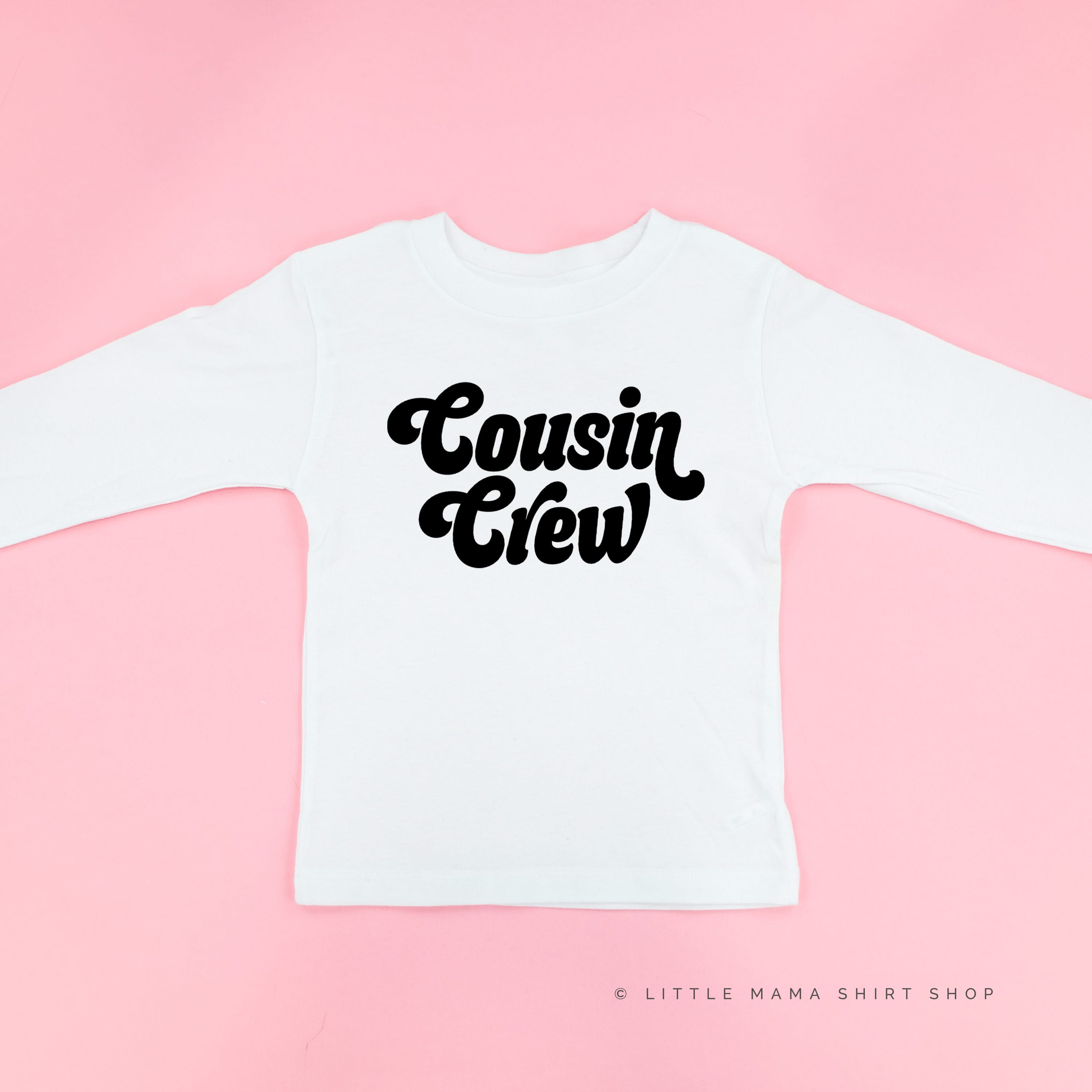 Cousin Crew - RETRO - Long Sleeve Child Shirt Little Mama Shirt Shop