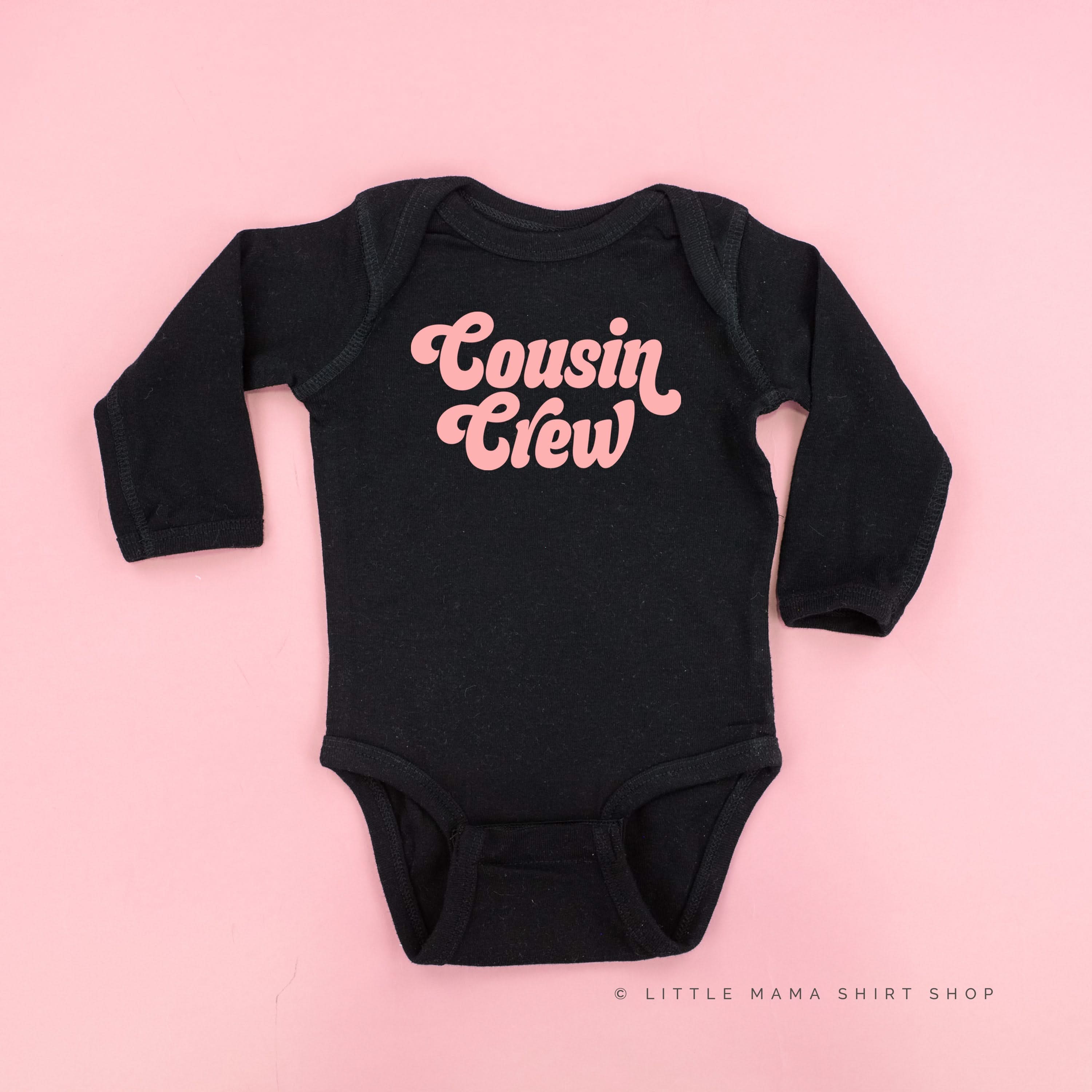 Cousin Crew - RETRO - Long Sleeve Child Shirt Little Mama Shirt Shop