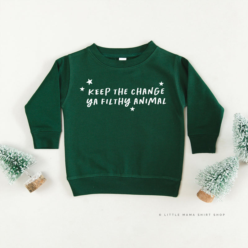 Keep The Change Ya Filthy Animal - Child Sweater