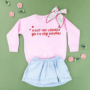 Keep The Change Ya Filthy Animal - Child Sweater Little Mama Shirt Shop