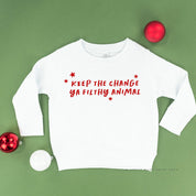 Keep The Change Ya Filthy Animal - Child Sweater Little Mama Shirt Shop