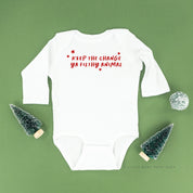 Keep The Change Ya Filthy Animal - Child LONG SLEEVE Tee Little Mama Shirt Shop