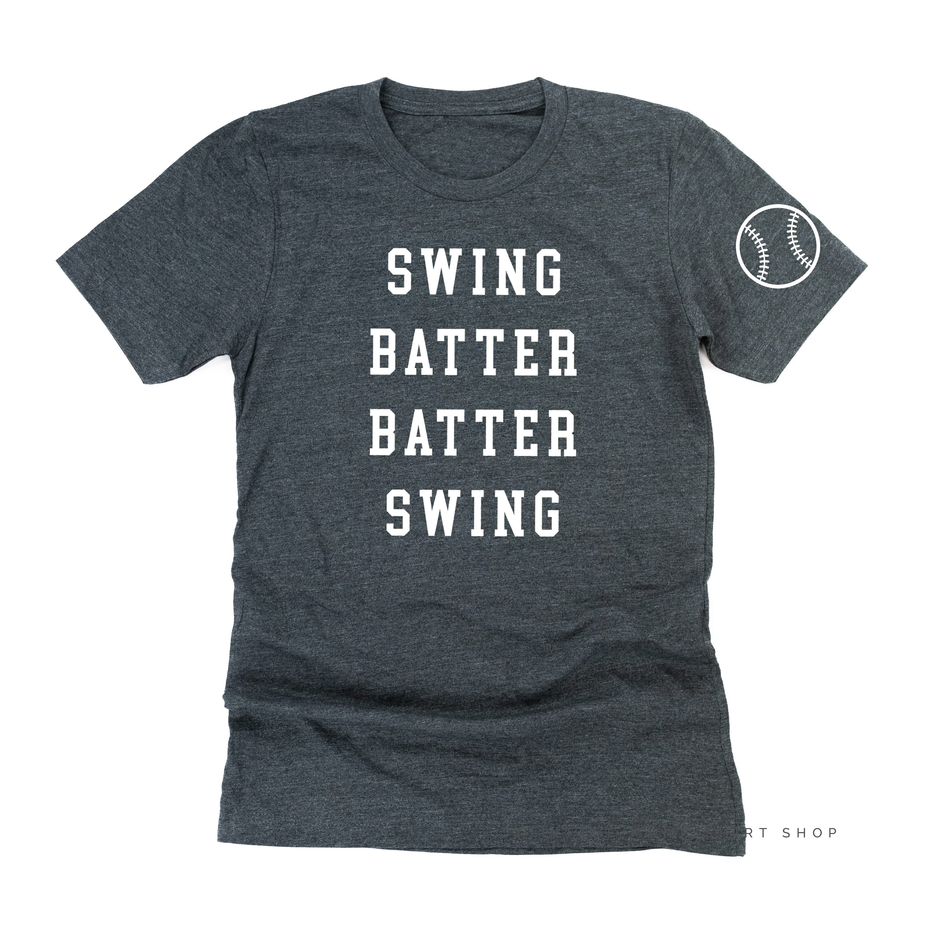 Swing Batter Batter Swing (sd) - Unisex Tee Little Mama Shirt Shop