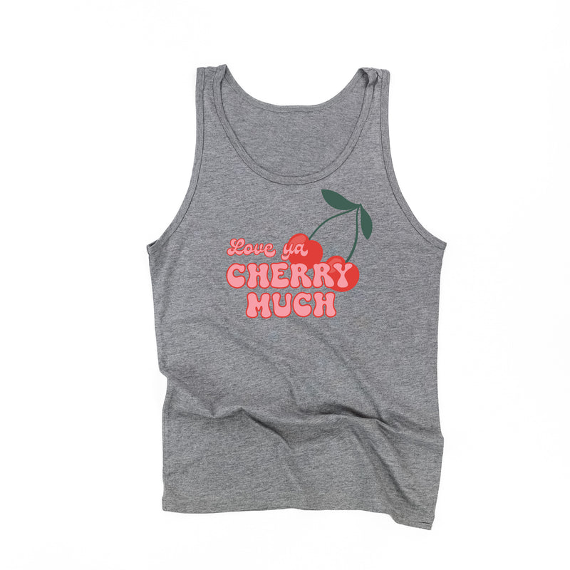 Love Ya Cherry Much - Unisex Jersey Tank