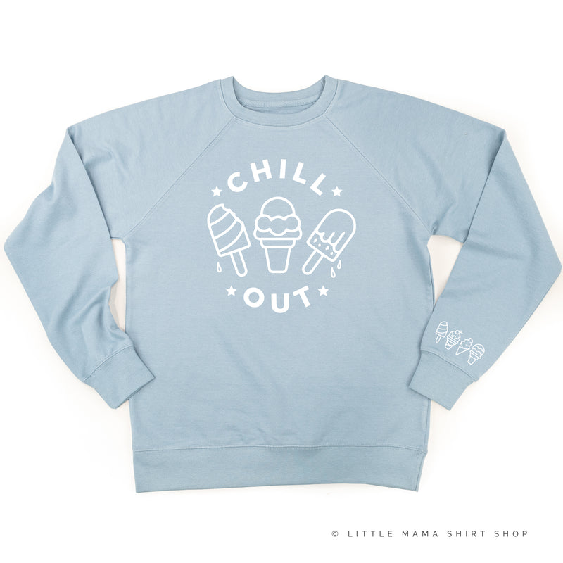 CHILL OUT - Ice Cream Wrist Detail - Lightweight Pullover Sweater