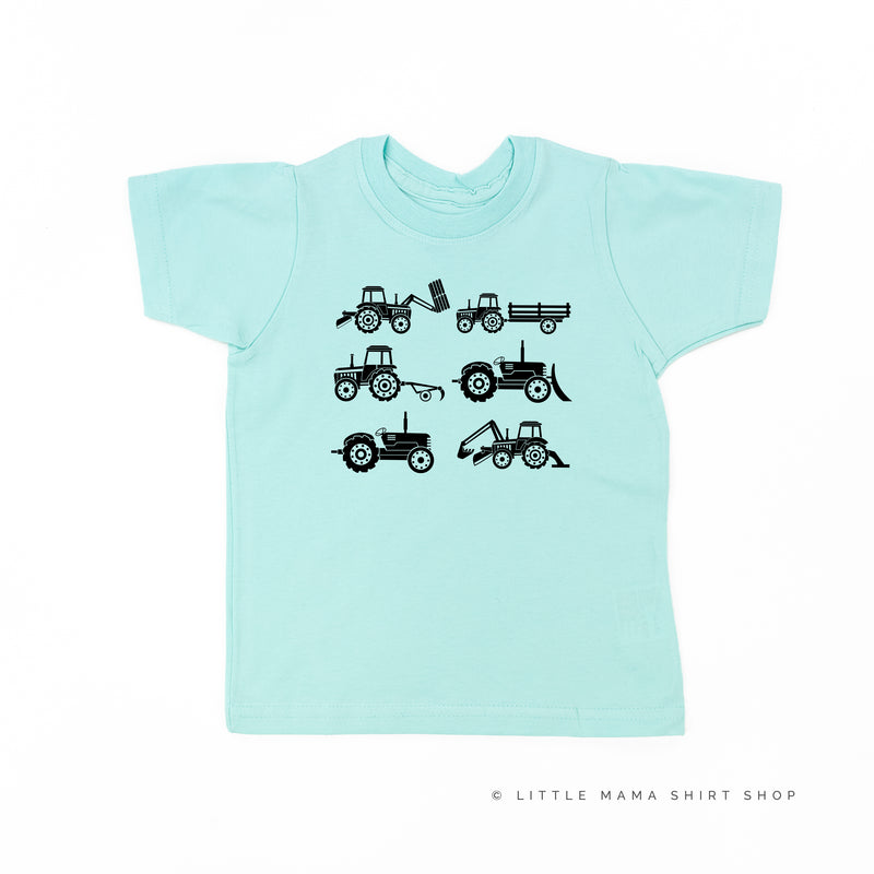 6 Tractors - Short Sleeve Child Shirt