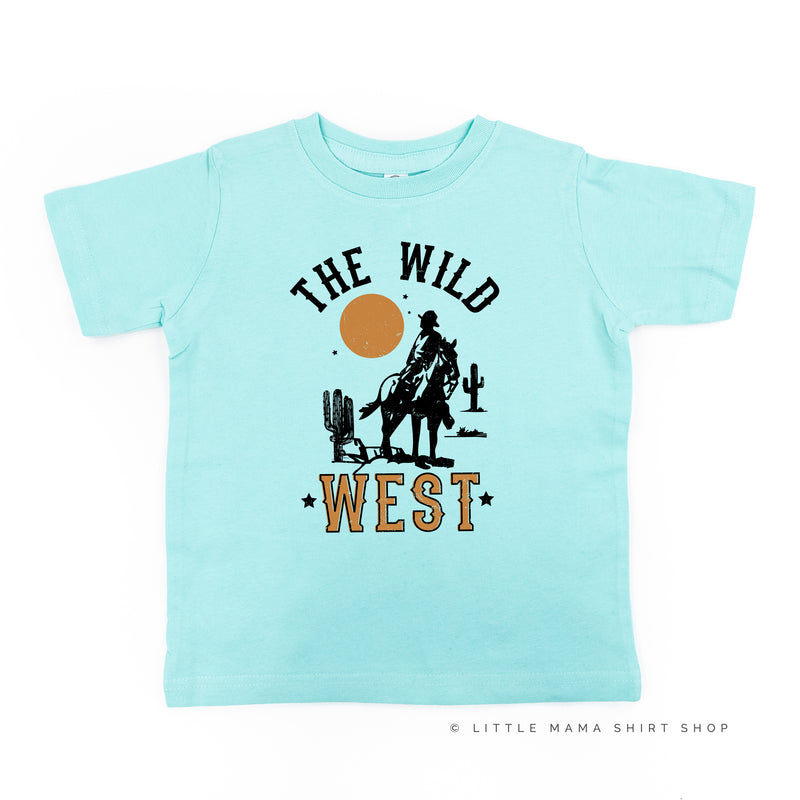 THE WILD WEST - Distressed Design - Short Sleeve Child Shirt