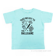 Take Me Out to the Ballgame - Short Sleeve Child Shirt Little Mama Shirt Shop