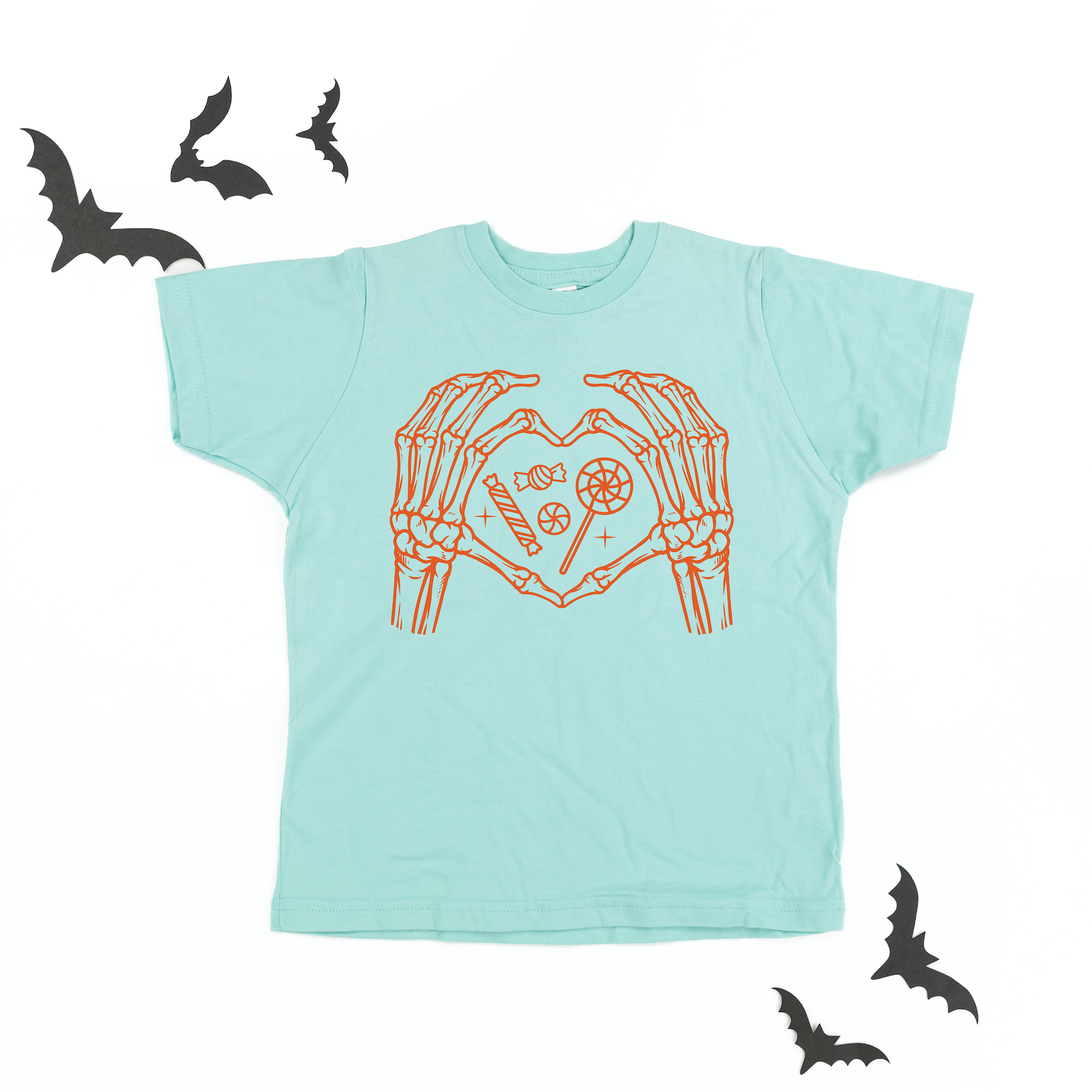 Skelton Heart Hands - Child Tee