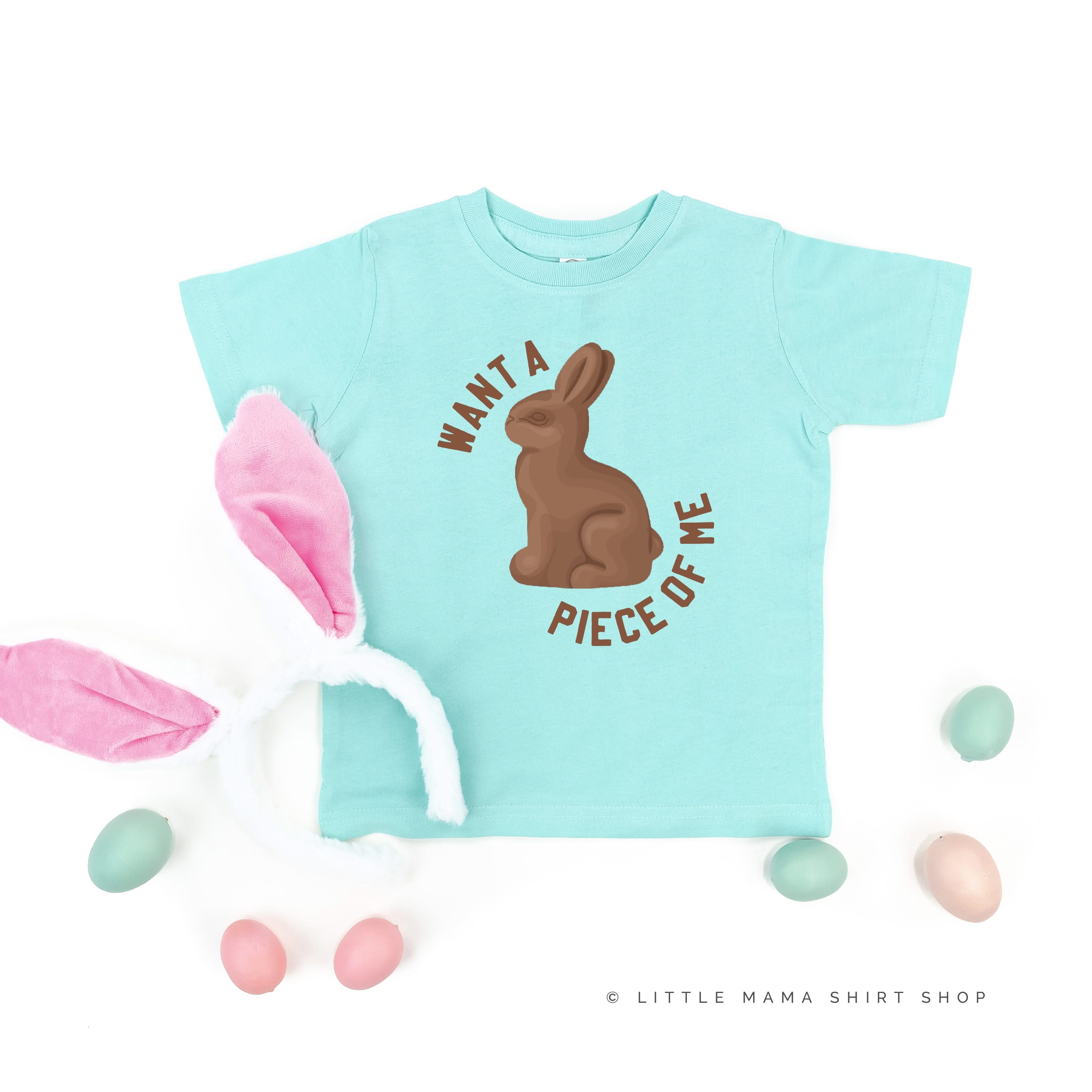 Want A Piece Of Me - Child Tee Little Mama Shirt Shop