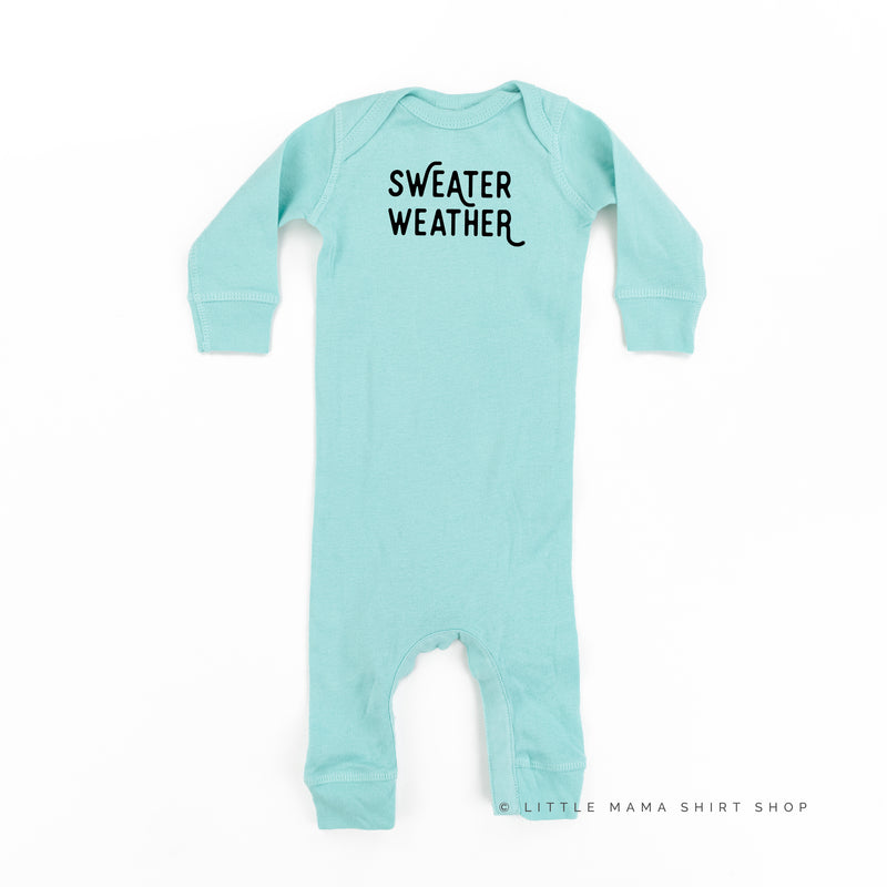 Sweater Weather - One Piece Baby Sleeper