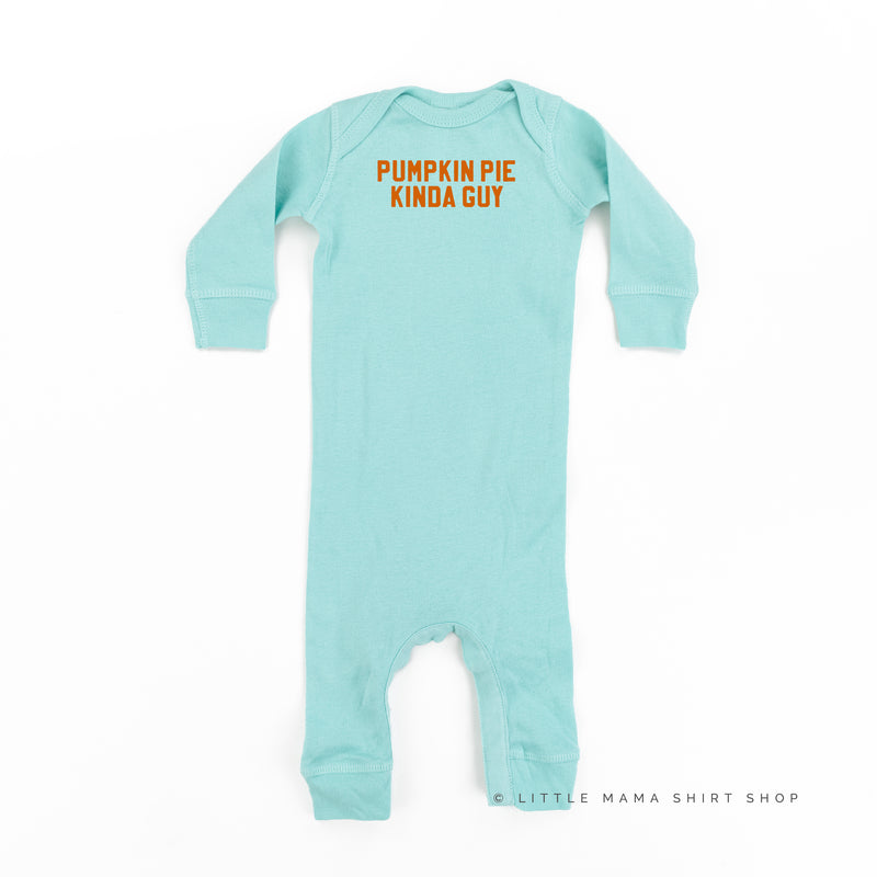 Pumpkin Pie Kinda Guy - One Piece Baby Sleeper