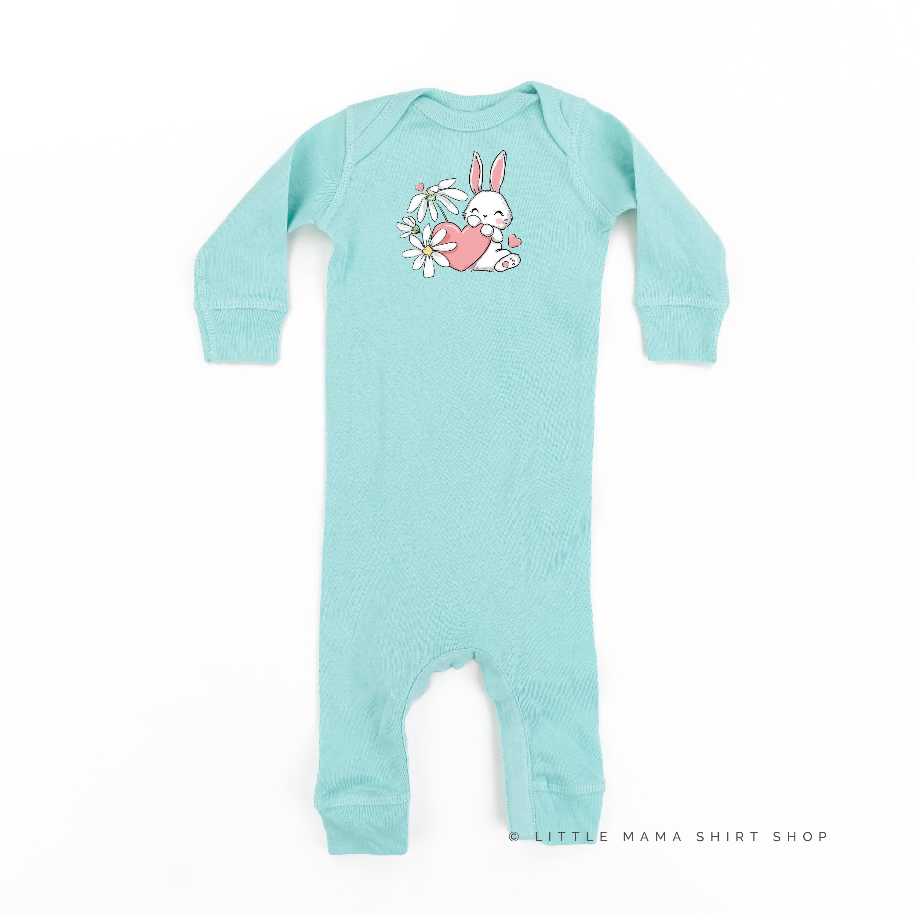 Vintage Love Bunny - Baby Sleeper Little Mama Shirt Shop