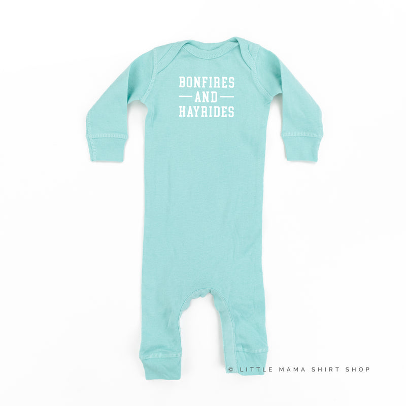 BONFIRES AND HAYRIDES - One Piece Baby Sleeper