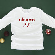 Classic Choose Joy - Child LONG SLEEVE Tee Little Mama Shirt Shop