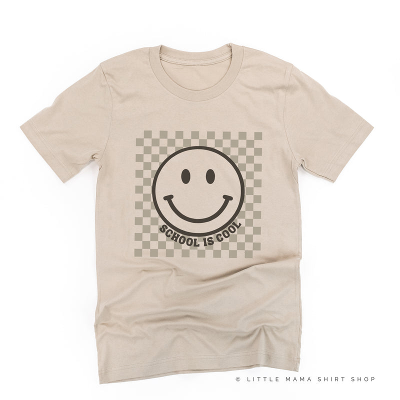 SCHOOL IS COOL (Smiley Face) - Unisex Tee