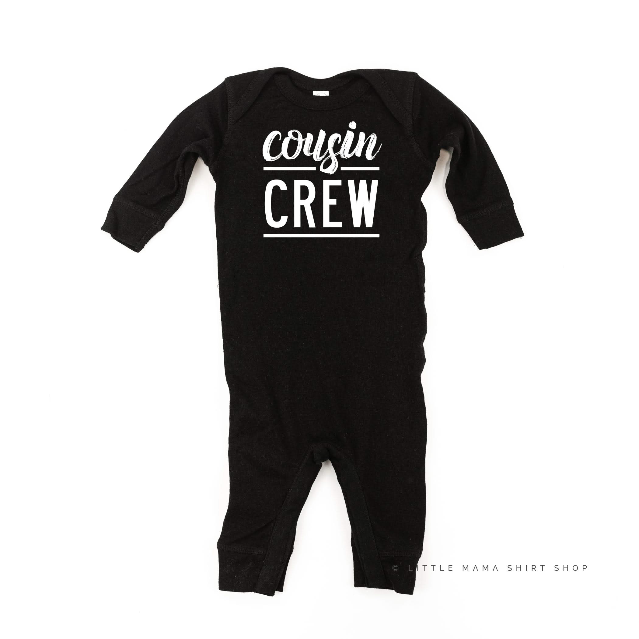 Cousin Crew - Design #1 - One Piece Baby Sleeper Little Mama Shirt Shop