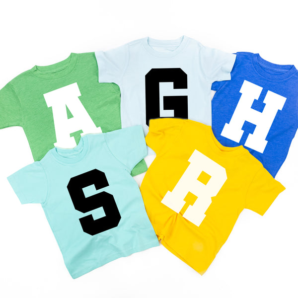 VARSITY INITIALS - Short Sleeve Child Shirt