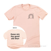 RAINBOW POCKET - THESE ARE THE GOOD OLD DAYS - Unisex Tee Little Mama Shirt Shop