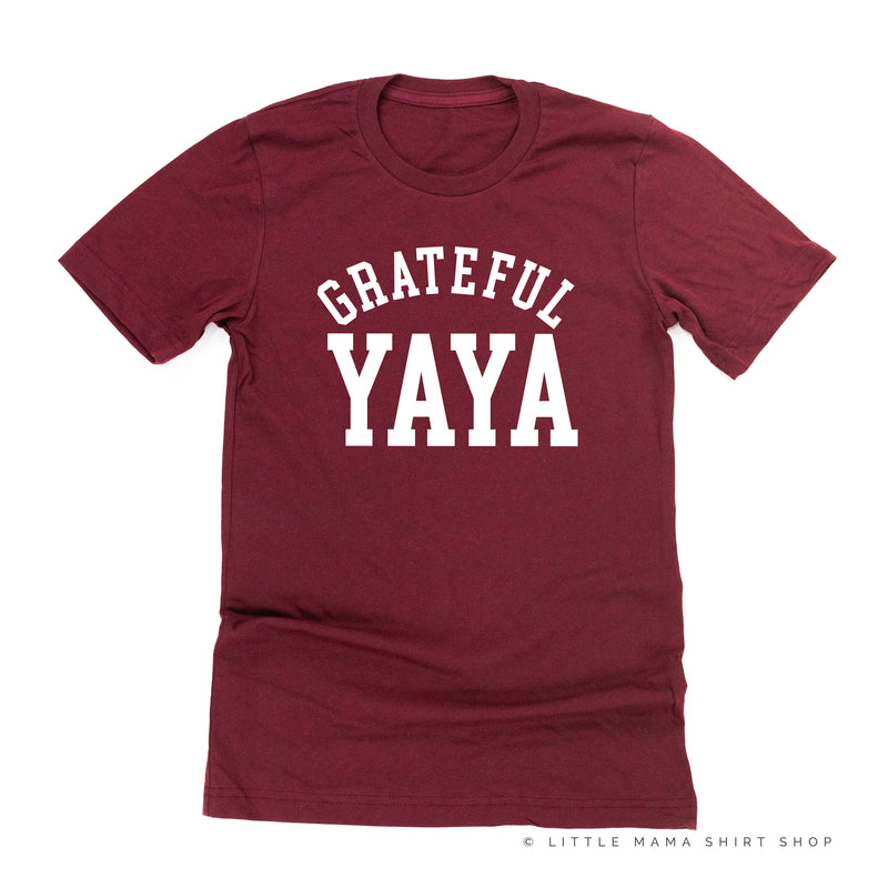 Grateful Yaya - (Varsity) - Unisex Tee