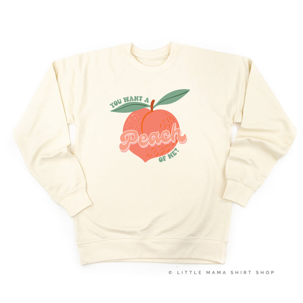 You Want a Peach of Me? - Lightweight Pullover Sweater
