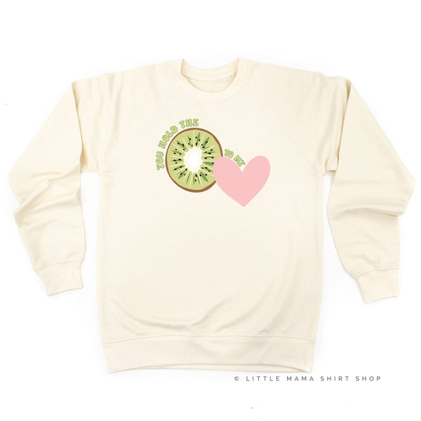 You Hold the Kiwi to My Heart - Lightweight Pullover Sweater