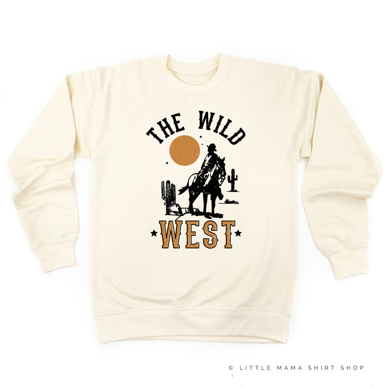THE WILD WEST - Distressed Design - Lightweight Pullover Sweater