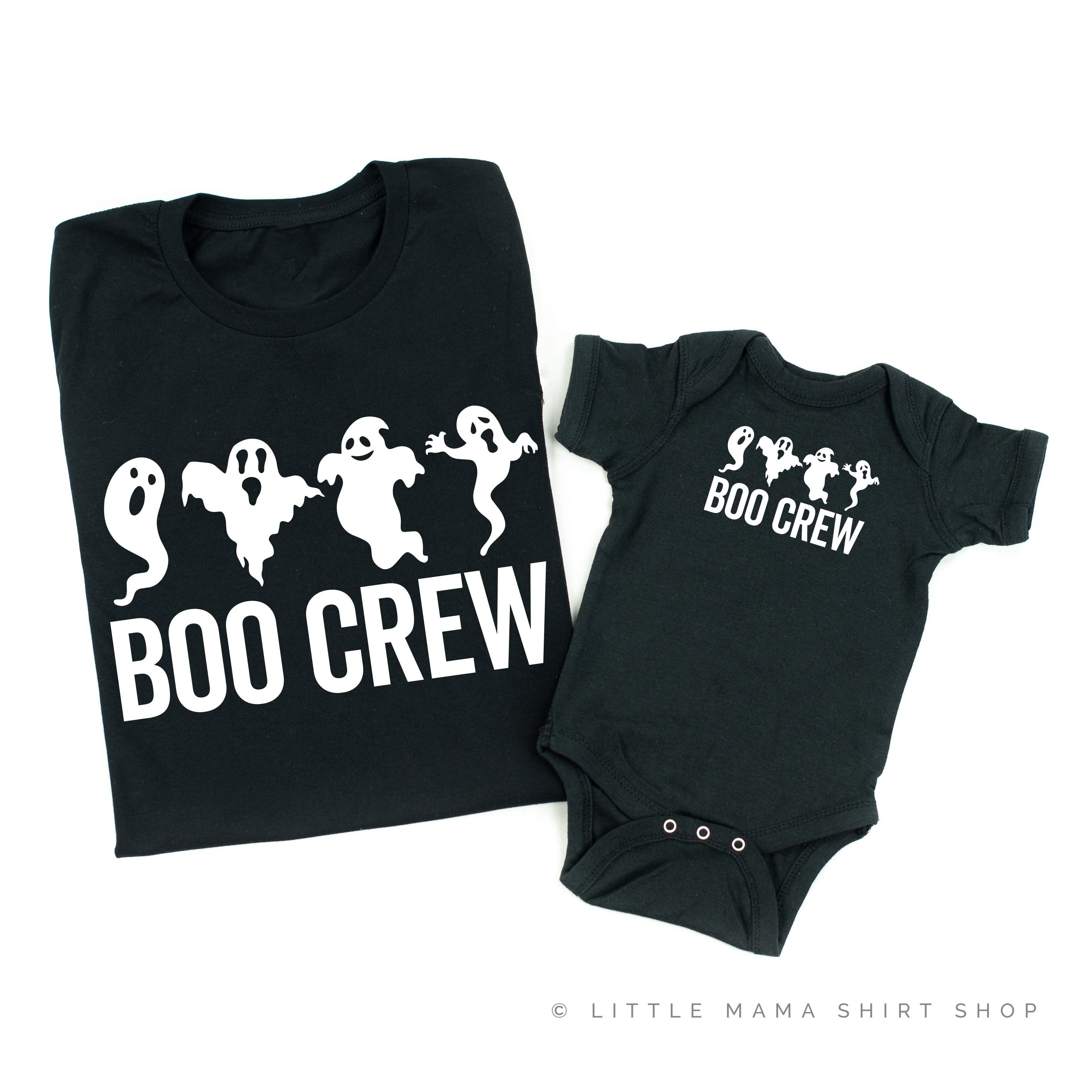 Boo Crew - Set of 2 Unisex Tees Little Mama Shirt Shop