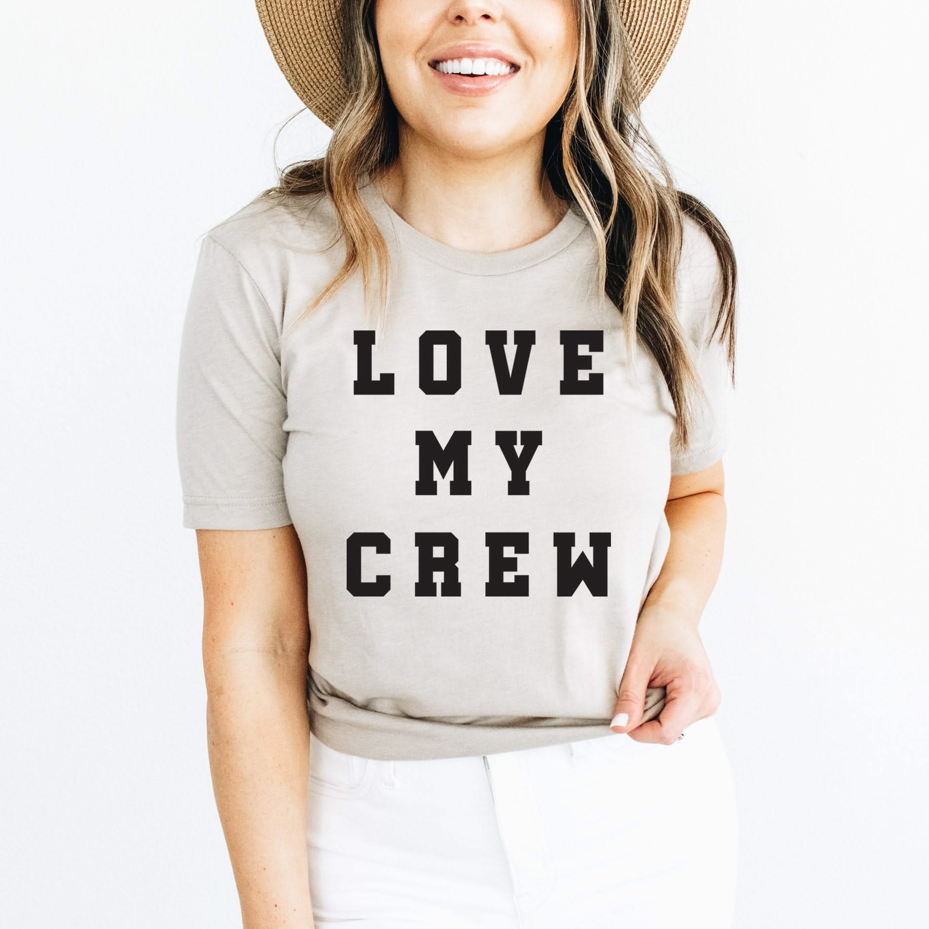 LOVE MY CREW - Unisex Tee Little Mama Shirt Shop