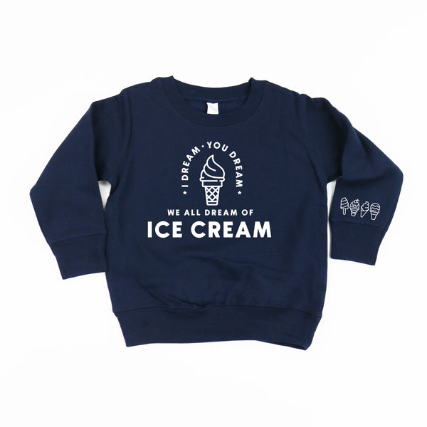 I DREAM OF ICE CREAM - Ice Cream Wrist Detail - Child Sweater