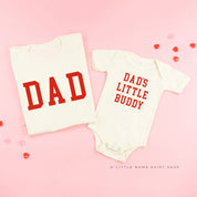 Dad - Varsity Straight Line / Dad's Little Buddy - Set of 2 Tees Little Mama Shirt Shop
