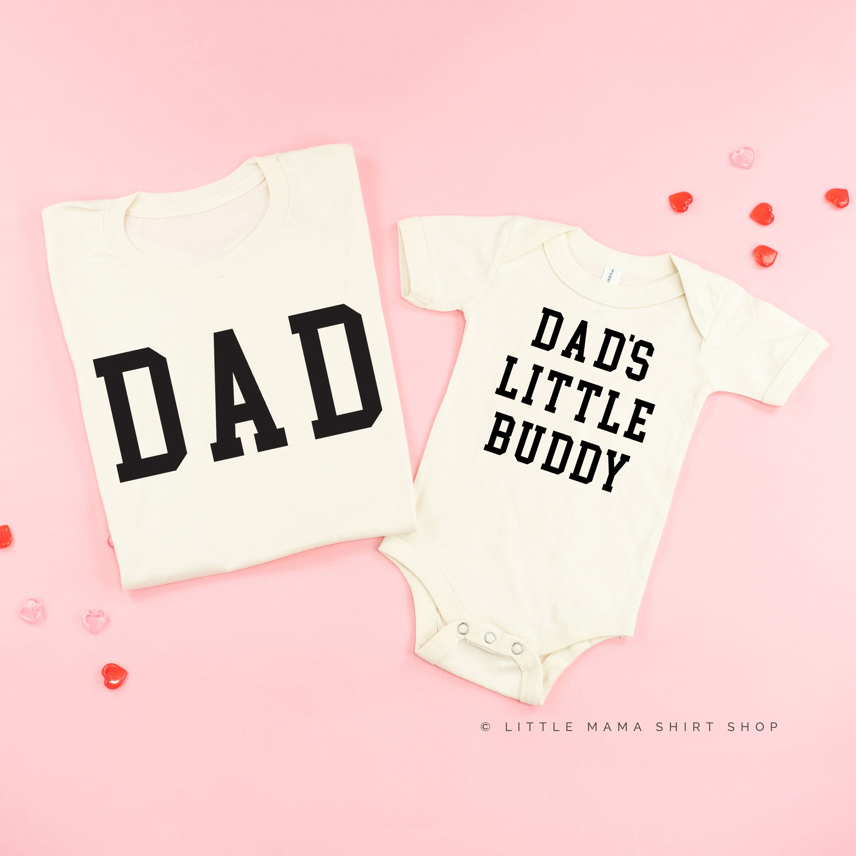  Dad's Little Buddy - Set of 2 Tees Little Mama Shirt Shop
