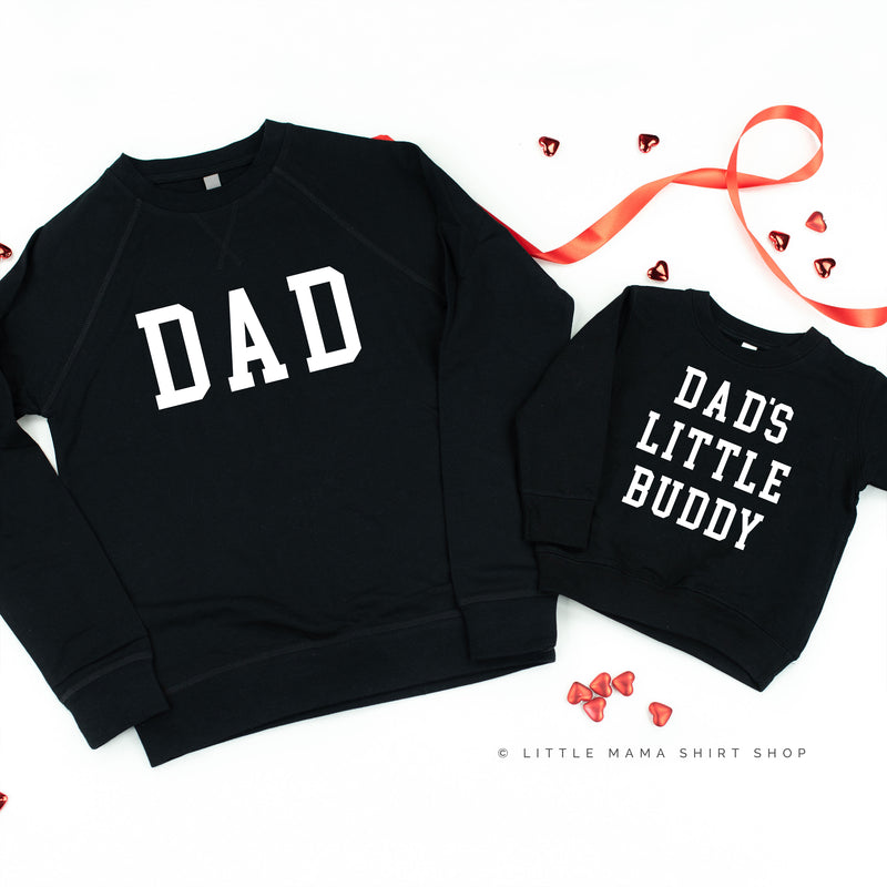Dad - Varsity Straight Line / Dad's Little Buddy - Set of 2 Sweaters